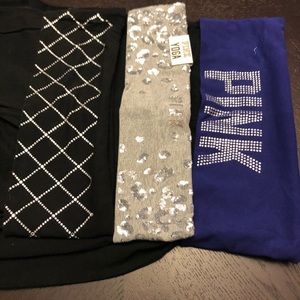 Victoria’s Secret Pink yoga pants.3 pair!Paid $125
